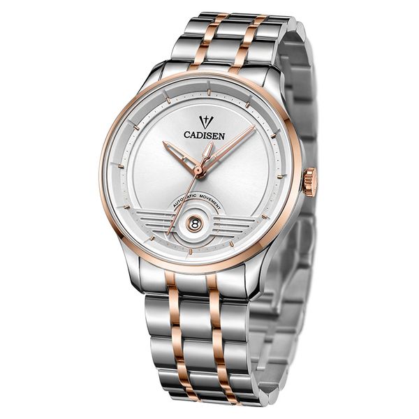 cadisen brand men mechanical watch automatic janpa nh35 movement fashion luxury stainless steel male clock relogio masculino, Slivery;brown
cadisen brand men mechanical watch automatic janpa nh35 movement fashion luxury stainless steel male clock relogio masculino, Slivery;brown