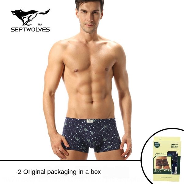 seven wolf men's underwear 06001 men's pure cotton underwear medium waist boxer pants 2 boxed, Black;white
seven wolf men's underwear 06001 men's pure cotton underwear medium waist boxer pants 2 boxed, Black;white