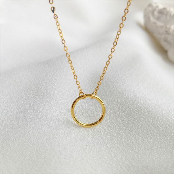 fengxiaoling new fashion jewelry golden hollow round pendant necklaces for women 925 sterling silver necklace girl gift
fengxiaoling new fashion jewelry golden hollow round pendant necklaces for women 925 sterling silver necklace girl gift