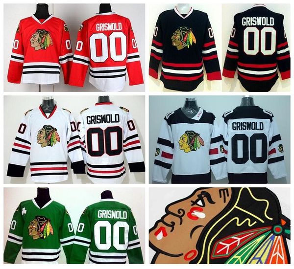 00 clark griswold chicago blackhawks hockey jerseys ice winter classic stadium series skull red black ice white green, Black;red
00 clark griswold chicago blackhawks hockey jerseys ice winter classic stadium series skull red black ice white green, Black;red