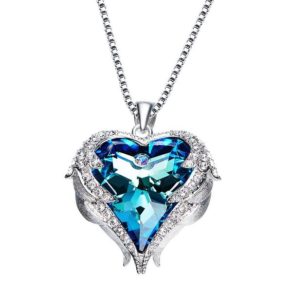2019 new ocean heart necklace halloween chirstmas thanksgiving day valentine's day easter ms. gift with three colors, Silver
2019 new ocean heart necklace halloween chirstmas thanksgiving day valentine's day easter ms. gift with three colors, Silver