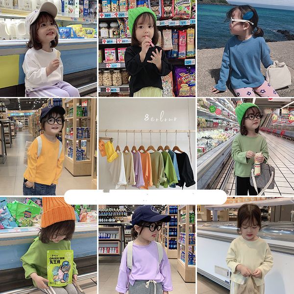 children t-shirt long sleeve shirt for cute girls baby kids pure cotton tshirts 2019 new candy girls all match bottoming shirt, Blue
children t-shirt long sleeve shirt for cute girls baby kids pure cotton tshirts 2019 new candy girls all match bottoming shirt, Blue