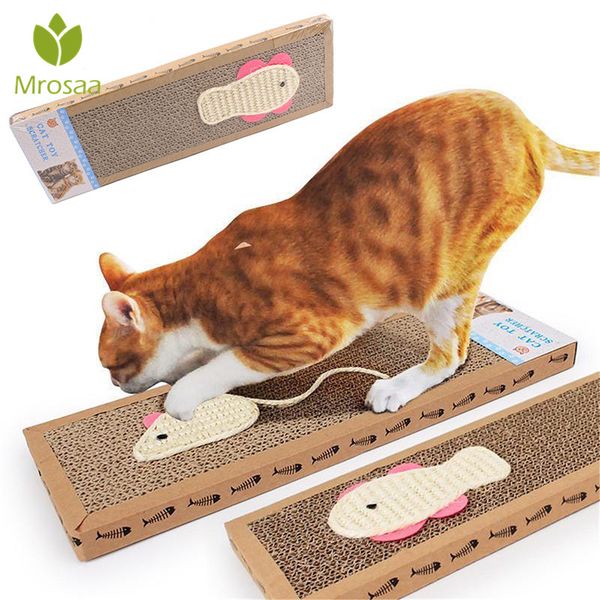 pad corrugated paper cat scratcher cat kitten scratch board soft bed mat care pet toys scratching post toys rat/fish type
pad corrugated paper cat scratcher cat kitten scratch board soft bed mat care pet toys scratching post toys rat/fish type