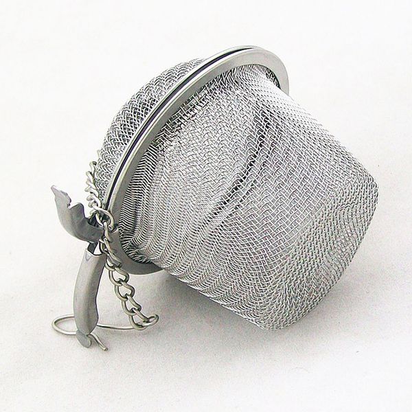 2sizes metal aluminum ball tea strainer infuser mesh filter loose leaf spice 
2sizes metal aluminum ball tea strainer infuser mesh filter loose leaf spice