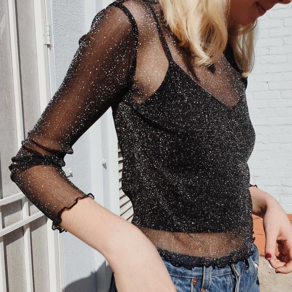 дизайнер tops шифоновые блузы блузка прозрачная sexy mesh top 2019 summer see through шеи длинным рукавом sheer дамы плюс размер одежды, White
дизайнер tops шифоновые блузы блузка прозрачная sexy mesh top 2019 summer see through шеи длинным рукавом sheer дамы плюс размер одежды, White