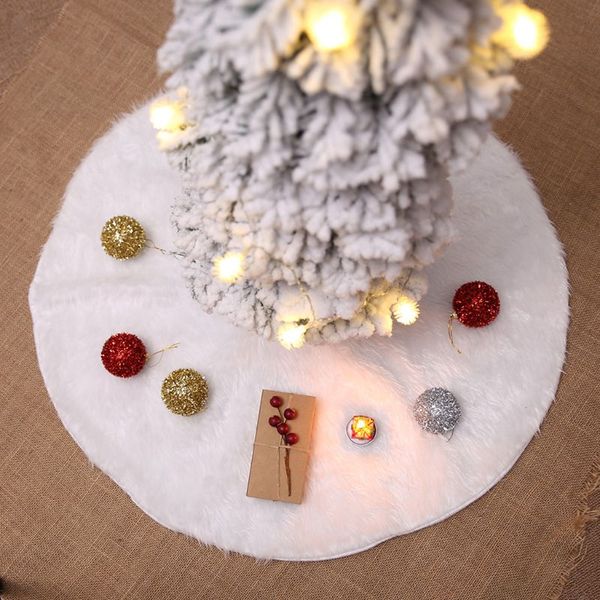 white plush christmas tree skirt decor bottom floor mat cover merry xmas decor gift 78cm/90cm/122cm
white plush christmas tree skirt decor bottom floor mat cover merry xmas decor gift 78cm/90cm/122cm
