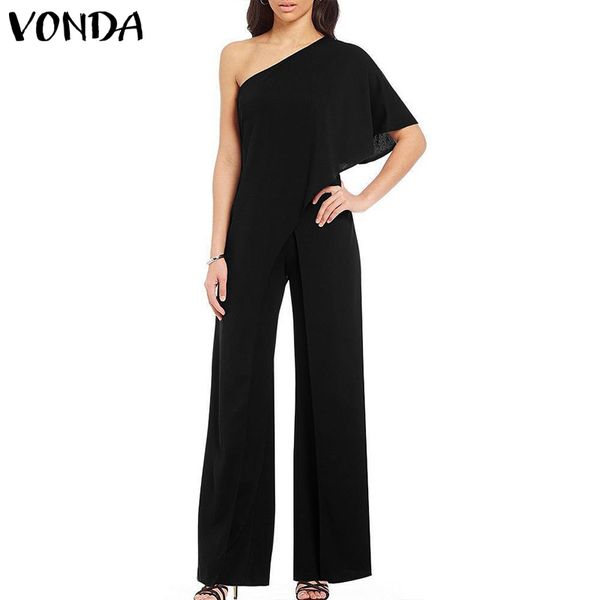 vonda rompers womens jumpsuits off shoulder ruffle wide leg pants causal long playshits female plus size overalls, Black;white
vonda rompers womens jumpsuits off shoulder ruffle wide leg pants causal long playshits female plus size overalls, Black;white