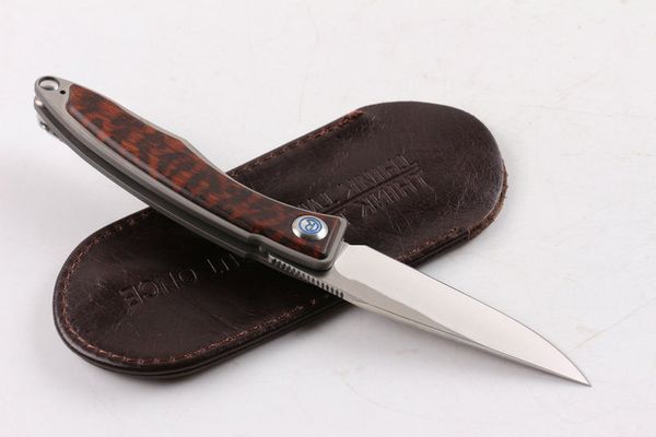 CHRIS REEVE CR Small Sebenza 21 Sandblasted M390 Folding Pocket Knife Drop Point Blade Plain Wood Handle Christmas Gift Knives P130Q F
CHRIS REEVE CR Small Sebenza 21 Sandblasted M390 Folding Pocket Knife Drop Point Blade Plain Wood Handle Christmas Gift Knives P130Q F