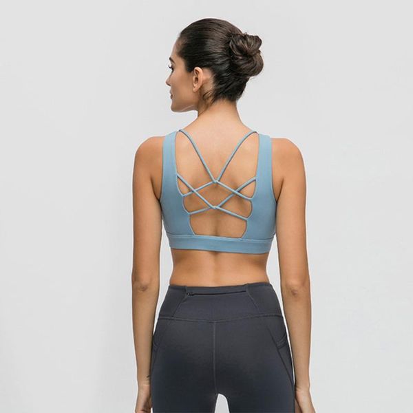 gym clothing women padded sports bra wireless shockproof push-up underwear backless yoga running bras bralette, White;black
gym clothing women padded sports bra wireless shockproof push-up underwear backless yoga running bras bralette, White;black