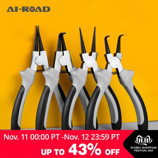 pliers 6"/7" multifunctional shaft hole snap ring multi crimp tool internal external remover professional circlip
pliers 6"/7" multifunctional shaft hole snap ring multi crimp tool internal external remover professional circlip