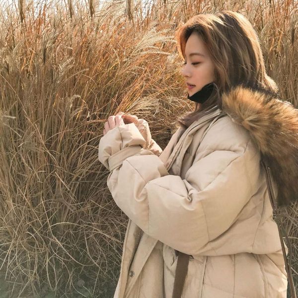 p shoot korean-style chic bandage cloth cuff loose beige apricot down coat women's over-the-knee long hooded large fur colla, Blue;black
p shoot korean-style chic bandage cloth cuff loose beige apricot down coat women's over-the-knee long hooded large fur colla, Blue;black