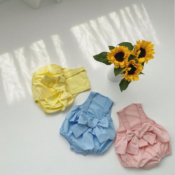 2020 korea style baby girls bow romper summer toddler kids jumpsuit 0-2years, Blue
2020 korea style baby girls bow romper summer toddler kids jumpsuit 0-2years, Blue