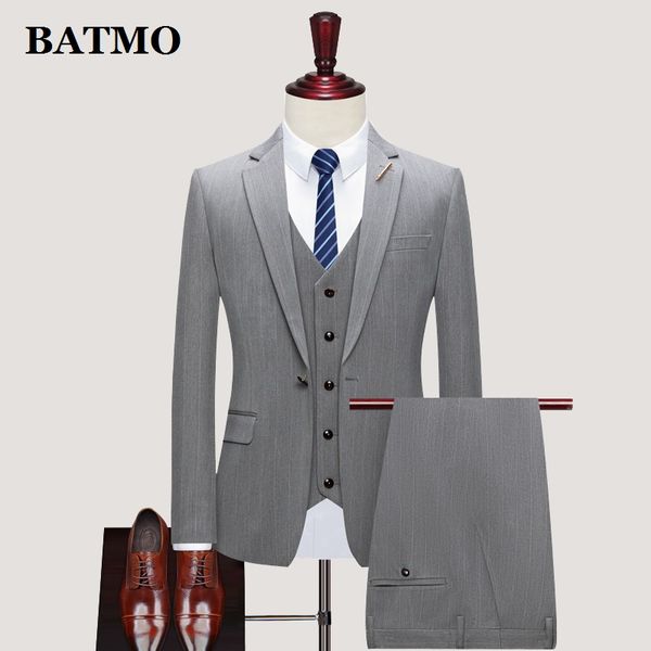 men's suits & blazers batmo 2021 arrival striped smart casual men,men's wedding dress,jackets+pants+vest sjt808, White;black
men's suits & blazers batmo 2021 arrival striped smart casual men,men's wedding dress,jackets+pants+vest sjt808, White;black