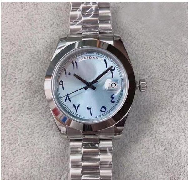 fashion automatic movement day date men watches watch jubilee stainless ice blue dial male master wristwatches, Slivery;brown
fashion automatic movement day date men watches watch jubilee stainless ice blue dial male master wristwatches, Slivery;brown