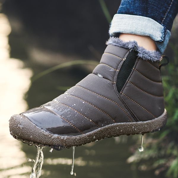 pupuda outdoor winter men shoes plus size classic women boots comfy snow boots men ankle casual hiking waterproof shoes, Black
pupuda outdoor winter men shoes plus size classic women boots comfy snow boots men ankle casual hiking waterproof shoes, Black