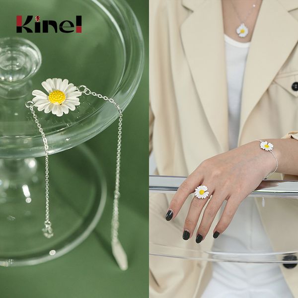 kinel real 925 sterling silver natural original handmade woman jewelry flower adjustable bracelet ladies 925 silver bijoux, Golden;silver
kinel real 925 sterling silver natural original handmade woman jewelry flower adjustable bracelet ladies 925 silver bijoux, Golden;silver