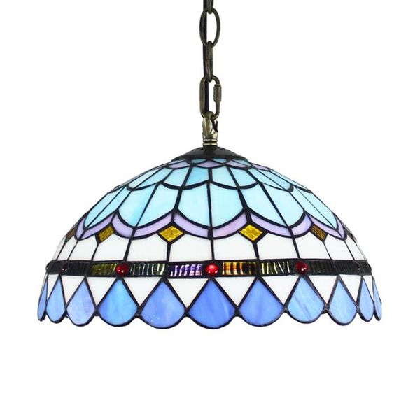 30cm Tiffany Mediterranean Colorful Glass Pendant Lights For Dining Room Bedroom Single LampBalcony Bar Blue Lamp 90-260V
30cm Tiffany Mediterranean Colorful Glass Pendant Lights For Dining Room Bedroom Single LampBalcony Bar Blue Lamp 90-260V