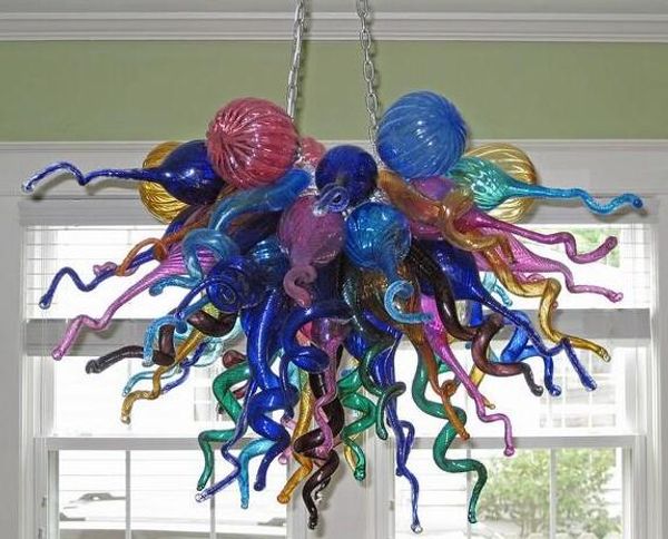 pop and small colored murano lamps chandeliers art decorative chian glass chandelier modern ceiling hanging decorations
pop and small colored murano lamps chandeliers art decorative chian glass chandelier modern ceiling hanging decorations