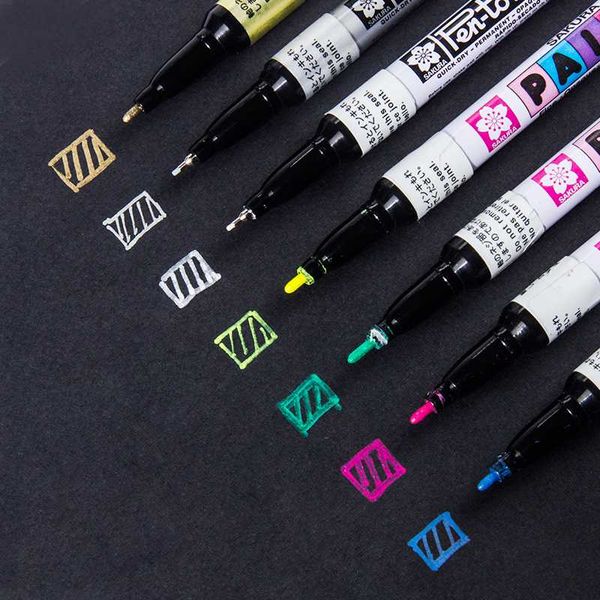 sakura highlighter markers pen writing marking plastic/glass/steel/wood/clothes design mark pen for diy drawings art supplies
sakura highlighter markers pen writing marking plastic/glass/steel/wood/clothes design mark pen for diy drawings art supplies