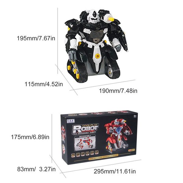 2.4g remote control assembling robot diy assembly building blocks educational toys for children gifts
2.4g remote control assembling robot diy assembly building blocks educational toys for children gifts