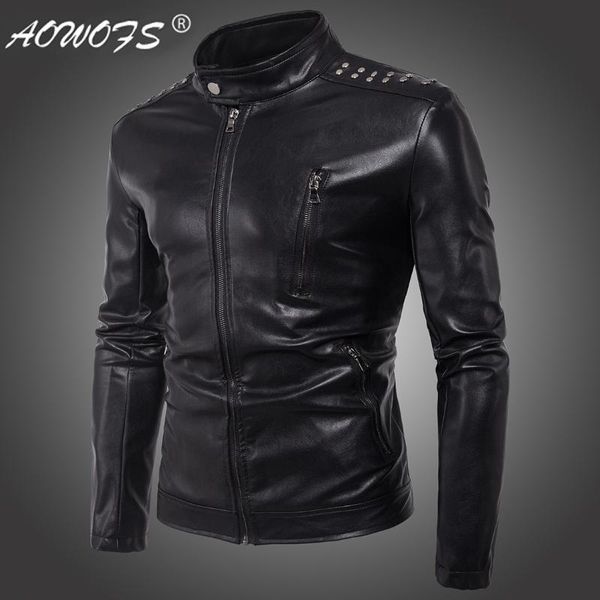 ouma direct supply aowofs new style men locomotive rivet leather coat leather jacket b007, Black
ouma direct supply aowofs new style men locomotive rivet leather coat leather jacket b007, Black