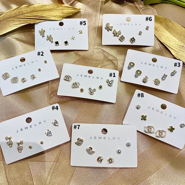 s925 earrings eneedles dongdaemun small fragrant ladies wind earrings exquisite four-leaf clover three pairs of earrings suit small fragrant, Golden;silver
s925 earrings eneedles dongdaemun small fragrant ladies wind earrings exquisite four-leaf clover three pairs of earrings suit small fragrant, Golden;silver