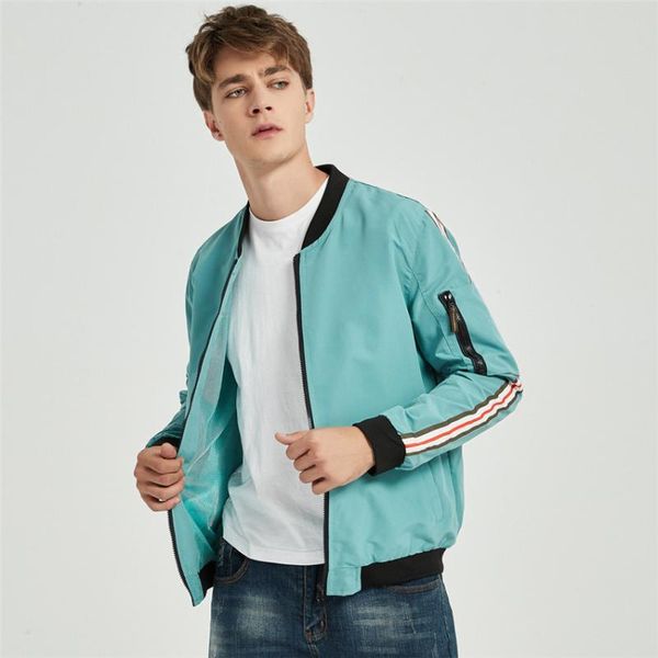 men bomber jacket thin slim baseball jackets casual windbreaker streetwear spring male outwear brand clothing euro size xs-xl, Black;brown
men bomber jacket thin slim baseball jackets casual windbreaker streetwear spring male outwear brand clothing euro size xs-xl, Black;brown