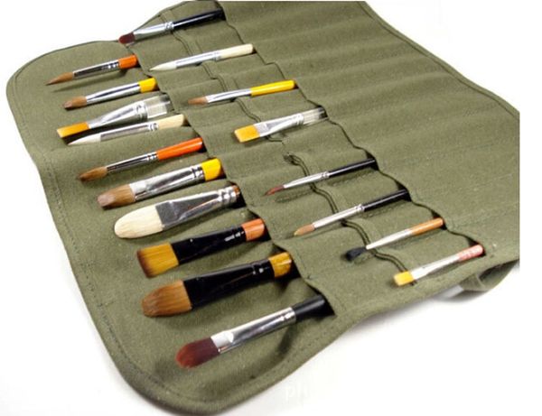 new paint brush pencil bag 22-slot double layer roll up canvas wrap pouch case organizer pouch perfect storage for art painting wh0445 
new paint brush pencil bag 22-slot double layer roll up canvas wrap pouch case organizer pouch perfect storage for art painting wh0445