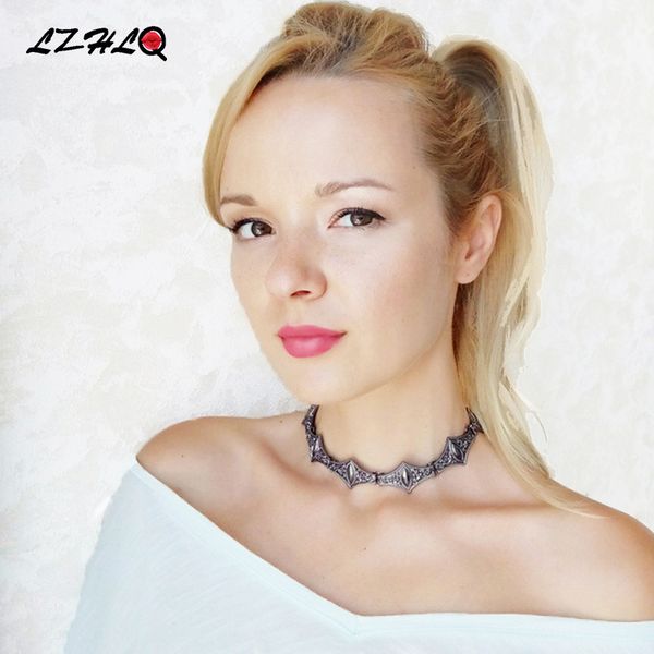 black choker necklace 2019 women metal geometric punk gothic retro collar maxi necklace fashion brand jewelry accessories, Silver
black choker necklace 2019 women metal geometric punk gothic retro collar maxi necklace fashion brand jewelry accessories, Silver