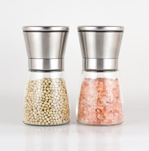 stainless steel manual salt pepper mill grinder seasoning bottle grinder glass kitchen accessaries tool premium salt grinder
stainless steel manual salt pepper mill grinder seasoning bottle grinder glass kitchen accessaries tool premium salt grinder