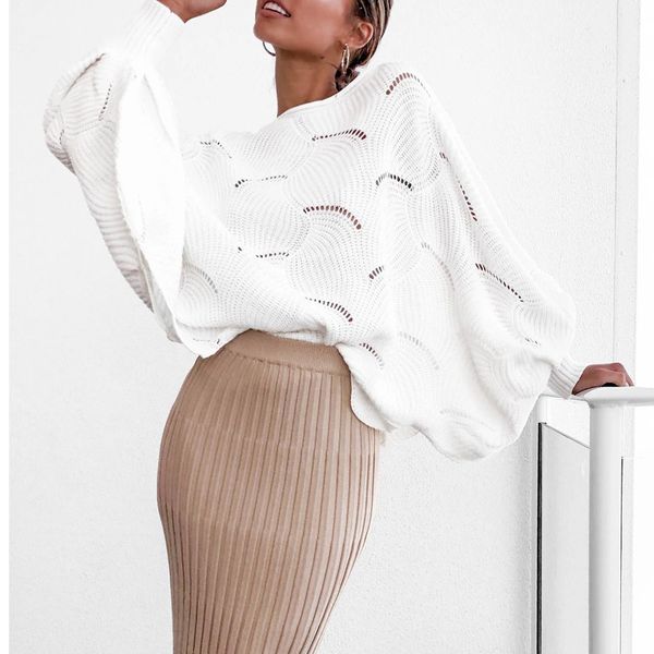 autumn spring hollow out woman sweater 2019 long sleeve pullover white red clothes thin female sweater, White;black
autumn spring hollow out woman sweater 2019 long sleeve pullover white red clothes thin female sweater, White;black