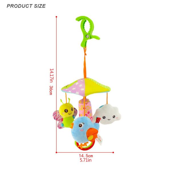 color funny baby toy animal cart pendant hanging umbrella bed hanging 0-1 year old comfort plush toys
color funny baby toy animal cart pendant hanging umbrella bed hanging 0-1 year old comfort plush toys