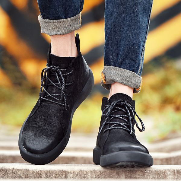 fashion men boots winter fur leather shoes men warm casual boot male rubber ankle snow botas lace up plus size 38-47, Black
fashion men boots winter fur leather shoes men warm casual boot male rubber ankle snow botas lace up plus size 38-47, Black