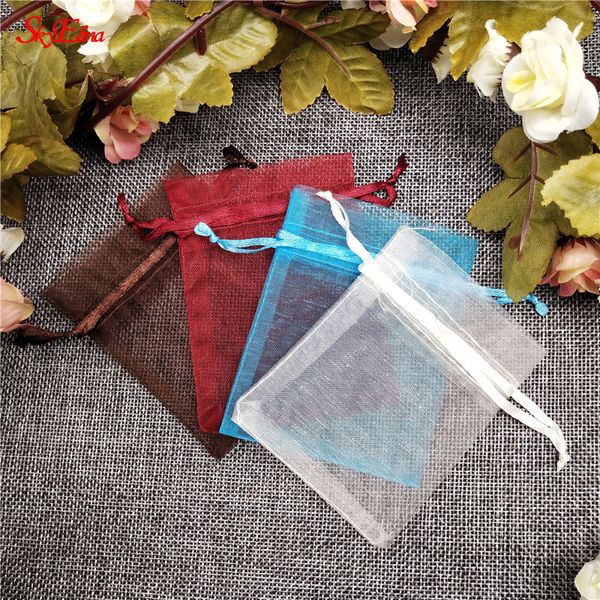 50pcs 7x9 9x12 10x15 white transparent packs drawstring pouch sachet organza gift bag for jewelry wedding party beads packing 5z
50pcs 7x9 9x12 10x15 white transparent packs drawstring pouch sachet organza gift bag for jewelry wedding party beads packing 5z