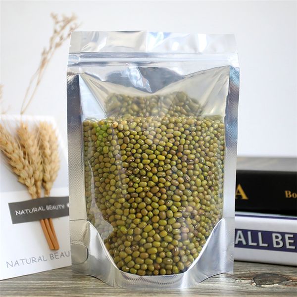 3.5*6inch 100pcs environmental snack pouches distinct aluminium foil self-supporting easy zipper lock bag silver plastic packaging bags
3.5*6inch 100pcs environmental snack pouches distinct aluminium foil self-supporting easy zipper lock bag silver plastic packaging bags