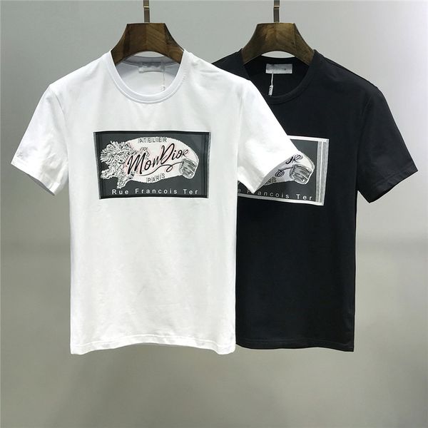 2020 men's t-shirt fashion o-neck men's bear t shirt summer luxury short sleeve men clothing size m-xxxl 87, Black