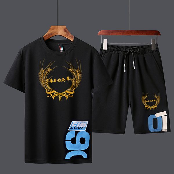 2020 fashion men's summer suit t-shirt+shorts two piece sets casual sportswear men casual t-shirt fitness sports suit, Gray
2020 fashion men's summer suit t-shirt+shorts two piece sets casual sportswear men casual t-shirt fitness sports suit, Gray
