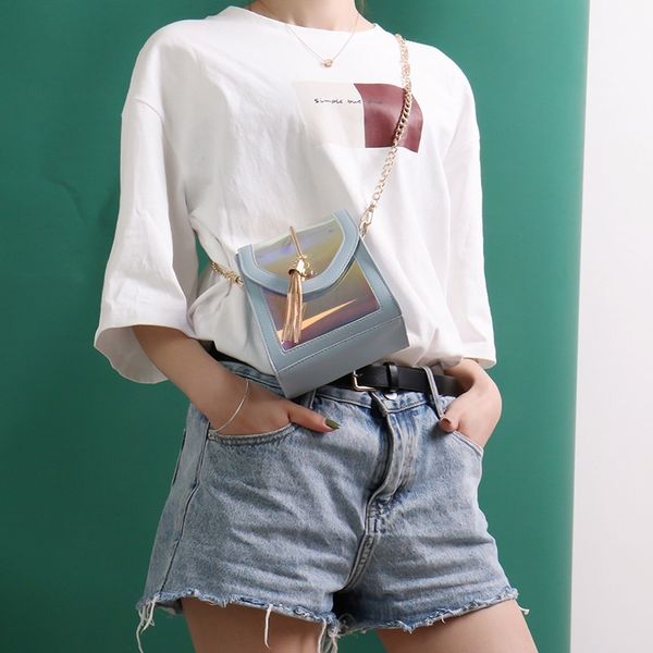 summer pvc transparent small purse luxury handbags women bags designer mini clutch laser holography shoulder bags for women 2019
summer pvc transparent small purse luxury handbags women bags designer mini clutch laser holography shoulder bags for women 2019