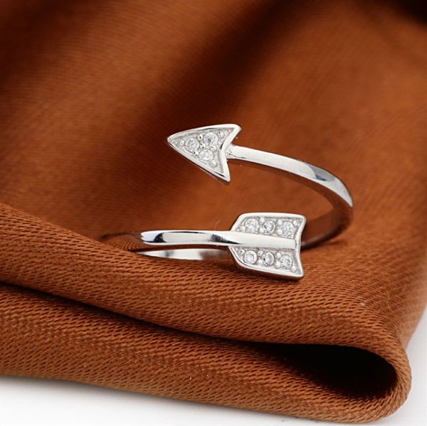 jisensp fashion silver arrow crystal open rings for women adjustable engagement female jewelry finger ring anillos mujer, Slivery;golden
jisensp fashion silver arrow crystal open rings for women adjustable engagement female jewelry finger ring anillos mujer, Slivery;golden