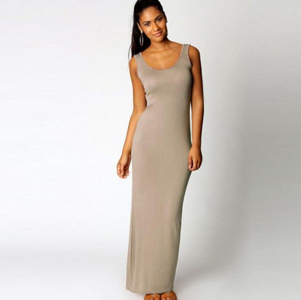 casual dresses summer bodycon dress womens elegant fashion club sleeveless party vestidos long maxi, Black;gray
casual dresses summer bodycon dress womens elegant fashion club sleeveless party vestidos long maxi, Black;gray