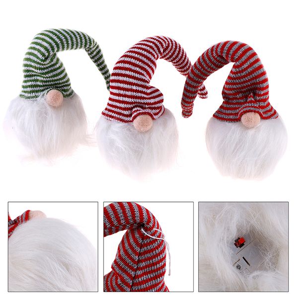 1pc christmas led light striped cap faceless doll little figurine ornament decoration shine gnome old man dolls xmas decor
1pc christmas led light striped cap faceless doll little figurine ornament decoration shine gnome old man dolls xmas decor