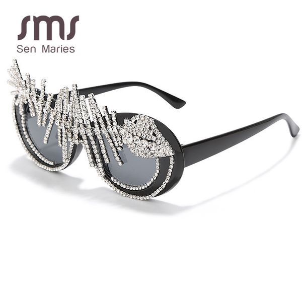 vintage new diamond sunglasses women oculos oversize punk sunglasses crystal oval glasses espejos luxury designer women eyewear ch01, Blue
vintage new diamond sunglasses women oculos oversize punk sunglasses crystal oval glasses espejos luxury designer women eyewear ch01, Blue