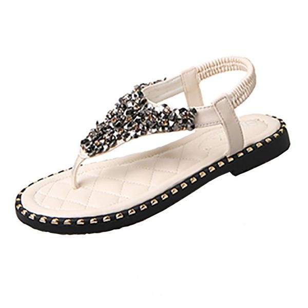 jaycosin sandals women rhinestone female shoes pinch flat-bottomed sequins sandals anti skidding flip flop flat flat, Black 
jaycosin sandals women rhinestone female shoes pinch flat-bottomed sequins sandals anti skidding flip flop flat flat, Black