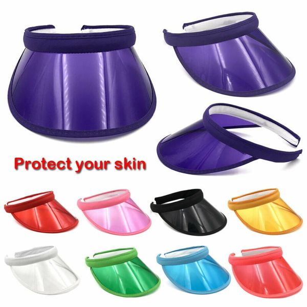 summer pvc sun visor hat party casual headband cap uv protection transparent outdoor hiking sunscreen caps, Black;white
summer pvc sun visor hat party casual headband cap uv protection transparent outdoor hiking sunscreen caps, Black;white