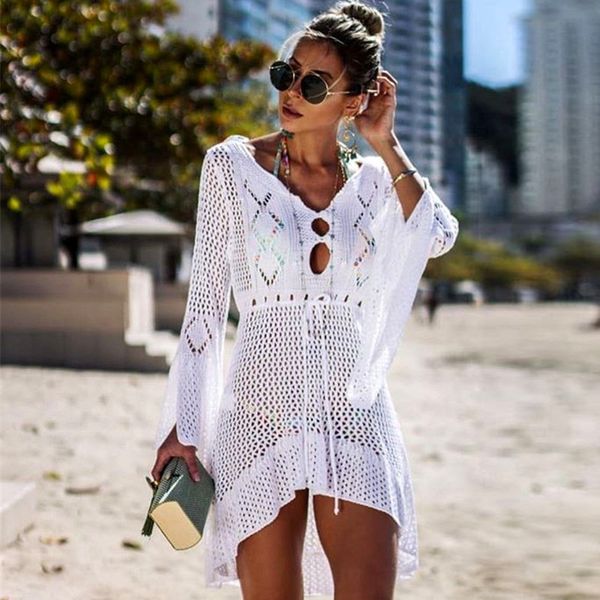 2019 crochet cover up lace hollow swimsuit beach dress women summer lady cover-ups bathing suit beach wear tunic bikini blouse, Blue;gray
2019 crochet cover up lace hollow swimsuit beach dress women summer lady cover-ups bathing suit beach wear tunic bikini blouse, Blue;gray