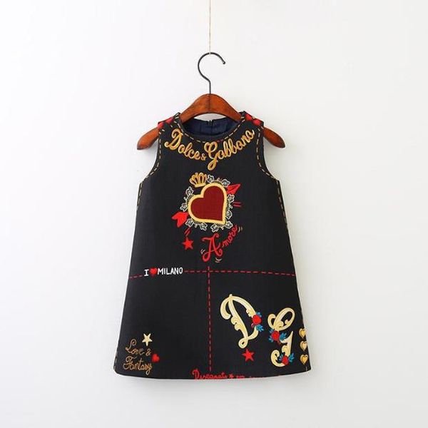 italy luxury famous designer baby girls vest dress party show sleeveless dresses heart print kids designer clothes d home poncho, Blue
italy luxury famous designer baby girls vest dress party show sleeveless dresses heart print kids designer clothes d home poncho, Blue
