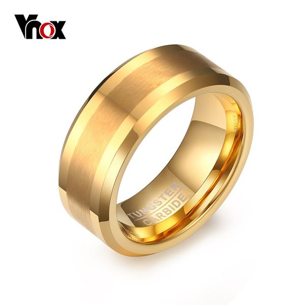 vnox real tungsten rings for men jewelry gold color male wedding gift us size 7 8 9 10 11 12 t190624, Silver
vnox real tungsten rings for men jewelry gold color male wedding gift us size 7 8 9 10 11 12 t190624, Silver