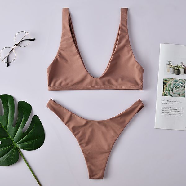bikinis set solid bikini women triangle swimwear low waist bathing suit summer beach wear female red black swimsuit biquini
bikinis set solid bikini women triangle swimwear low waist bathing suit summer beach wear female red black swimsuit biquini