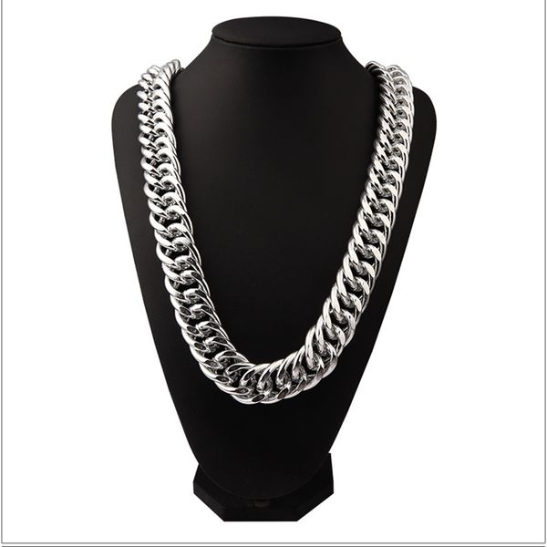 gold silver wide heavy cuban necklaces super heavy women mens thick chain necklaces bling hip hop exaggerated jewelry
gold silver wide heavy cuban necklaces super heavy women mens thick chain necklaces bling hip hop exaggerated jewelry