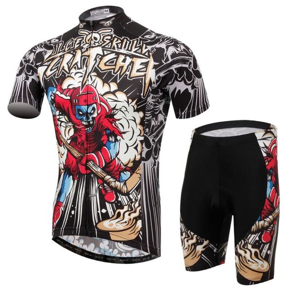 xintown cycling jersey 2020 short sleeve men cycling clothes summer bicycle clothes riding suit breathable and quick-drying, Black;red